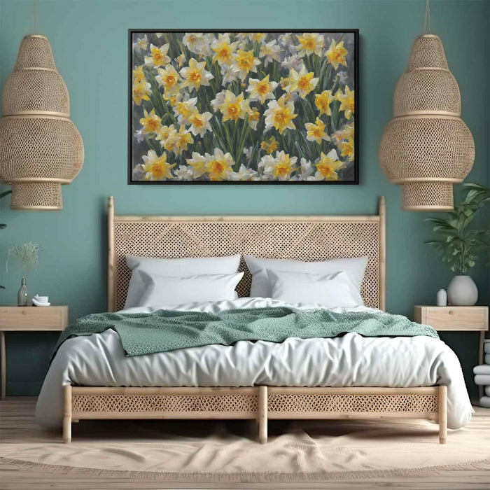 Contemporary Oil Daffodils #120 - Kanvah