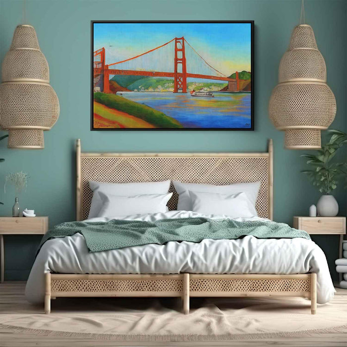 Impressionism Golden Gate Bridge #125 - Kanvah