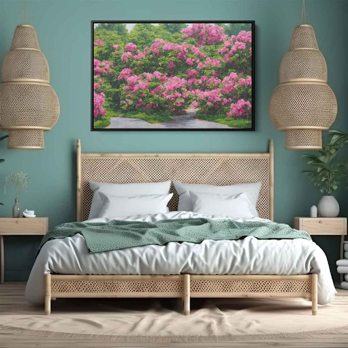 Modern Oil Rhododendron #137 - Kanvah