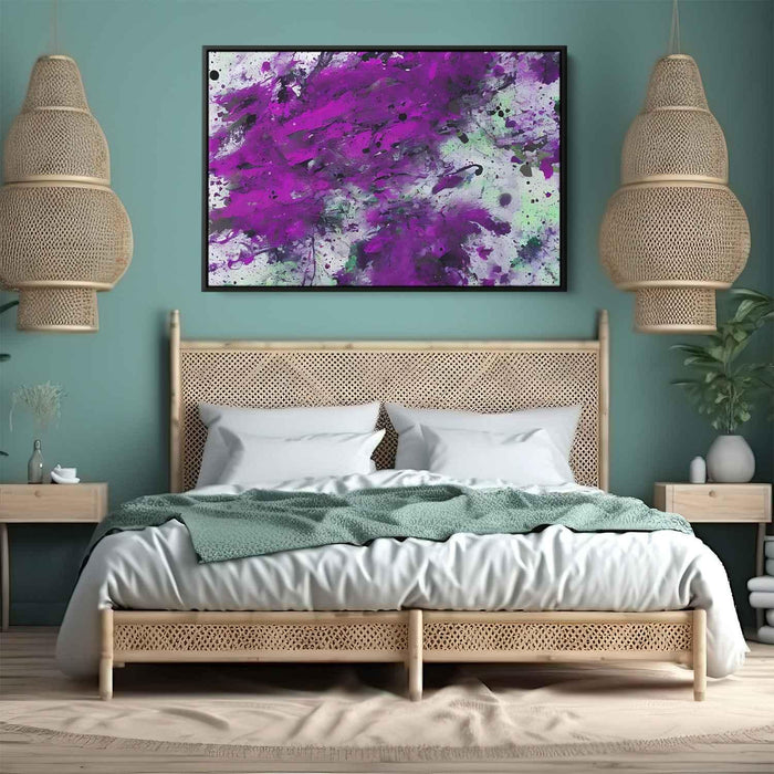 Purple Abstract Splatter #129 - Kanvah