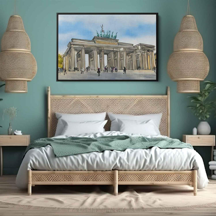 Watercolor Brandenburg Gate #104 - Kanvah