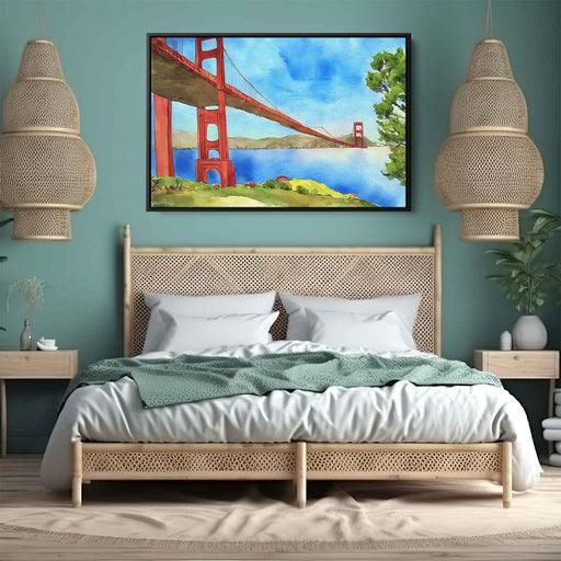 Watercolor Golden Gate Bridge #138 - Kanvah