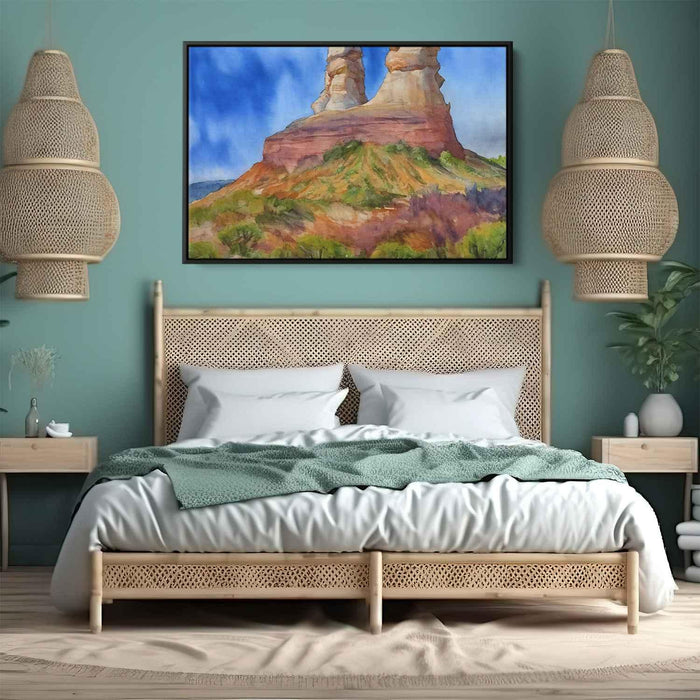 Watercolor Hoodoo formations #104 - Kanvah