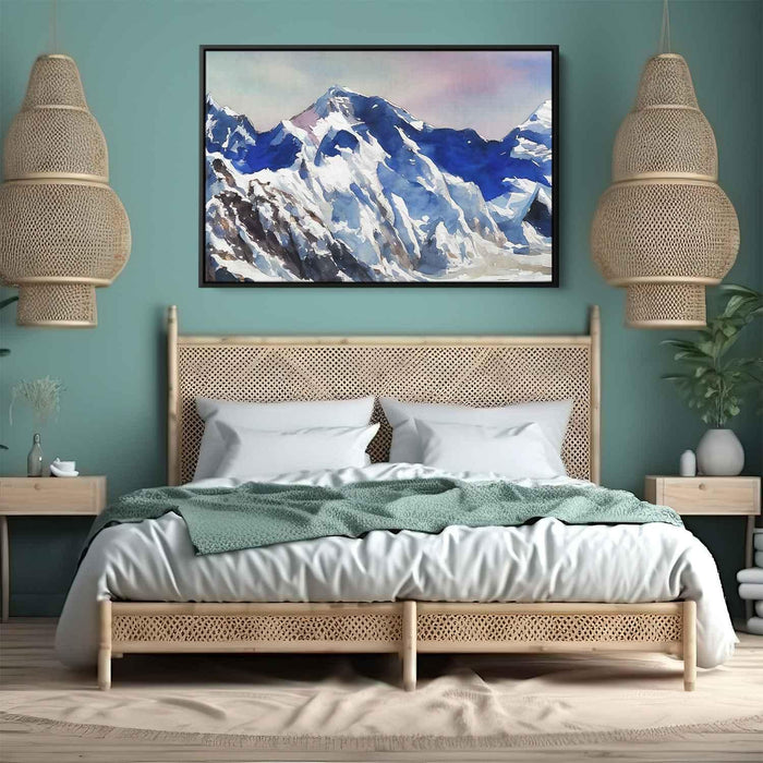 Watercolor Mount Everest #129 - Kanvah