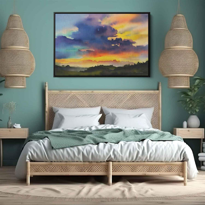 Watercolor Sunset #137 - Kanvah