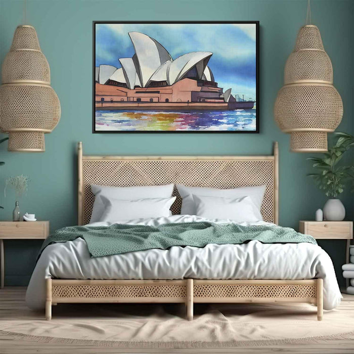 Watercolor Sydney Opera House #116 - Kanvah