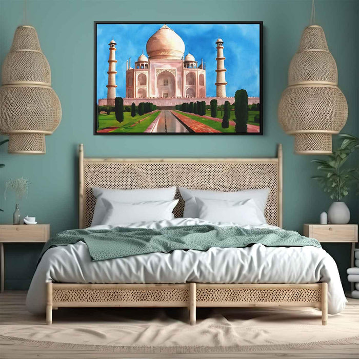 Watercolor Taj Mahal #116 - Kanvah