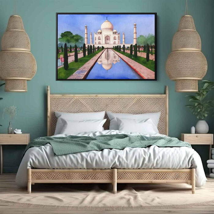 Watercolor Taj Mahal #119 - Kanvah