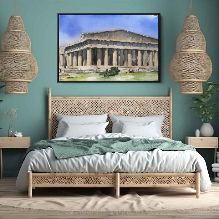 Watercolor Parthenon #104 - Kanvah