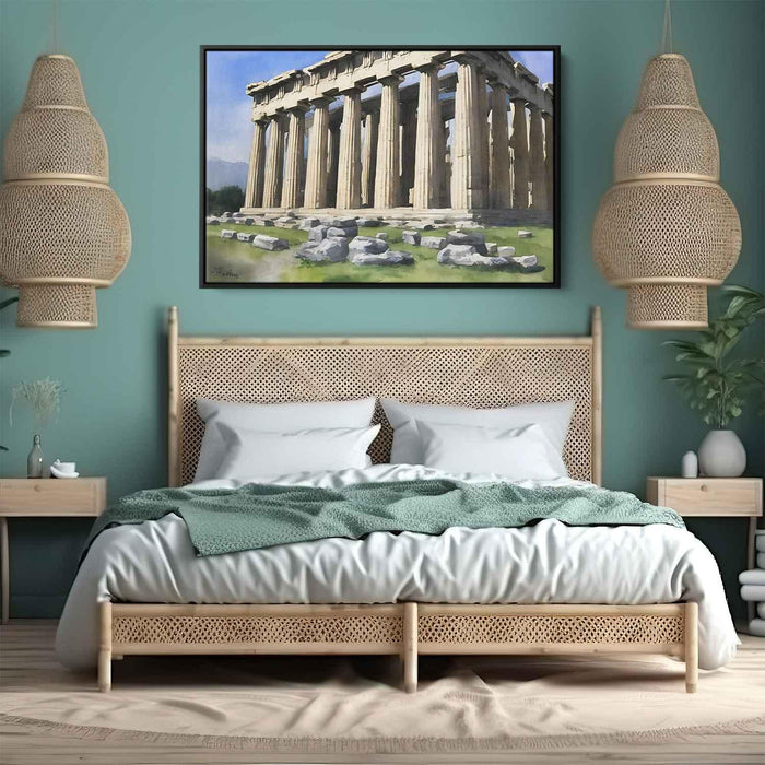 Watercolor Parthenon #116 - Kanvah