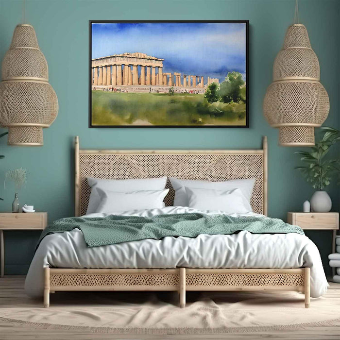 Watercolor Parthenon #119 - Kanvah