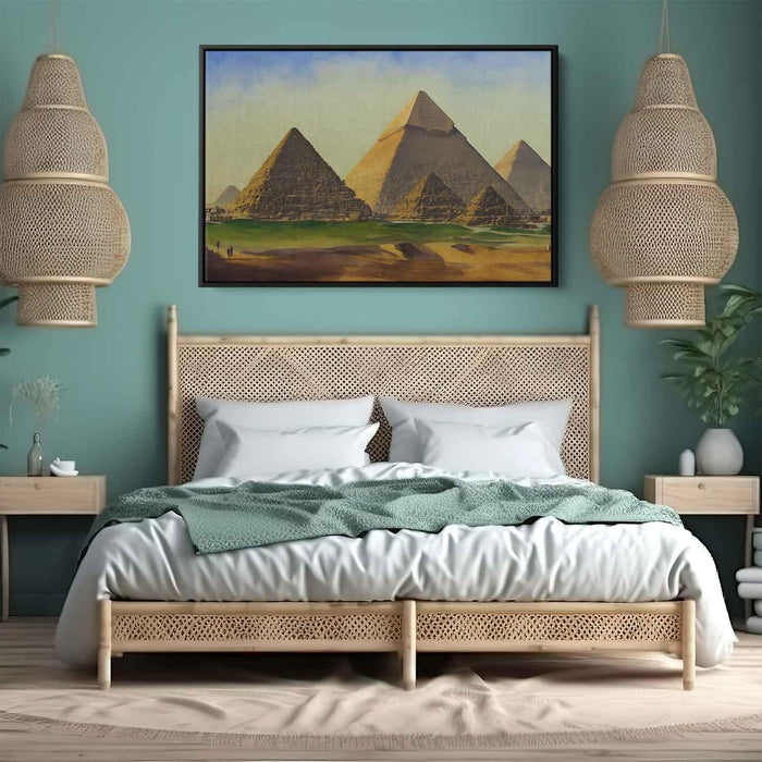 Watercolor Pyramids of Giza #109 - Kanvah