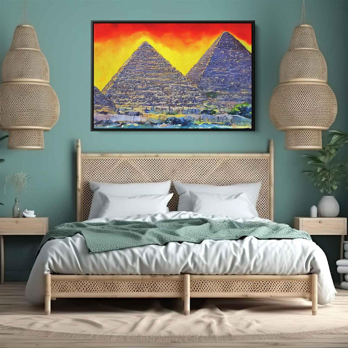 Watercolor Pyramids of Giza #119 - Kanvah