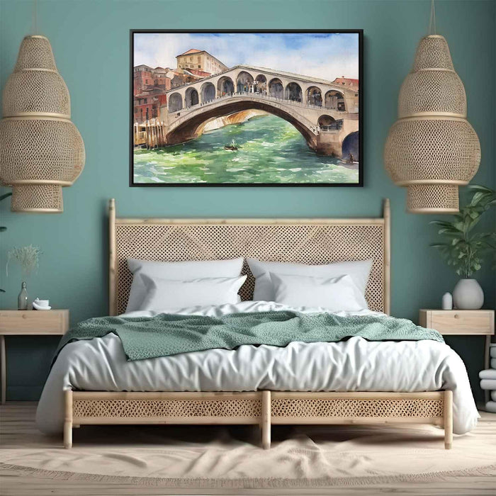 Watercolor Rialto Bridge #125 - Kanvah