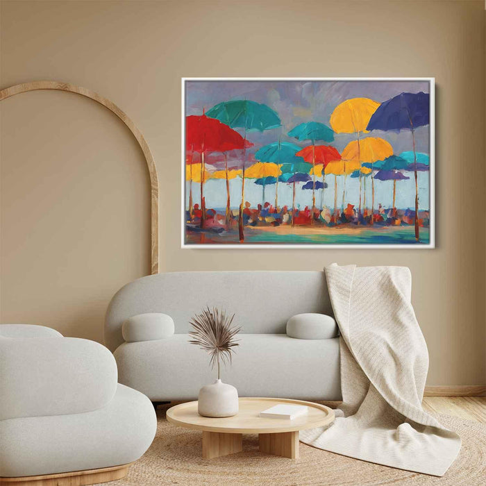 Abstract Beach Umbrellas #125 - Kanvah