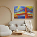 Abstract Golden Gate Bridge #129 - Kanvah