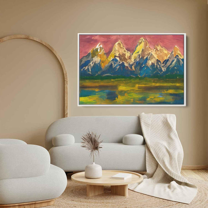 Abstract Grand Tetons #120 - Kanvah