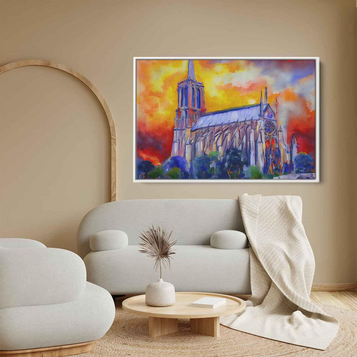 Abstract Notre Dame Cathedral #120 - Kanvah