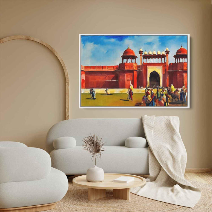 Abstract Red Fort #120 - Kanvah