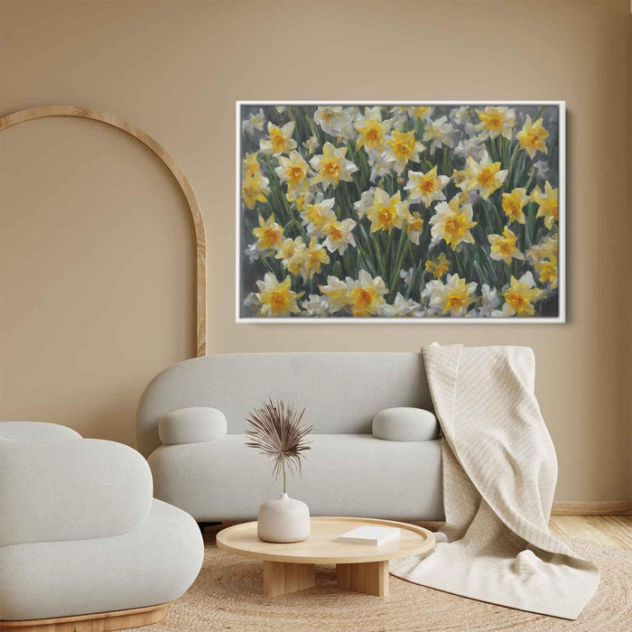 Contemporary Oil Daffodils #120 - Kanvah