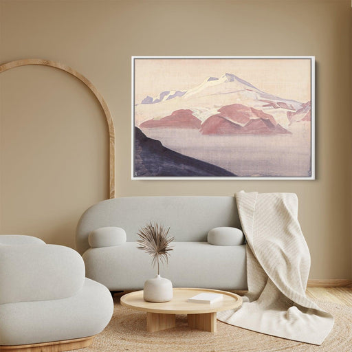 Elbrus, Caucasus. by Nicholas Roerich - Canvas Artwork