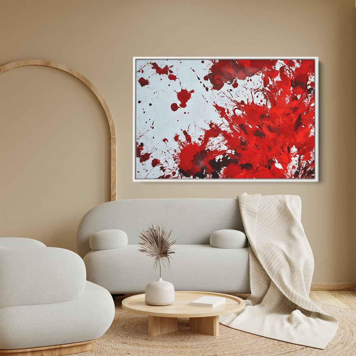 Red Abstract Splatter #119 - Kanvah