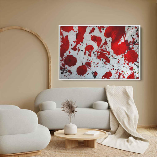 Red Abstract Splatter #120 - Kanvah