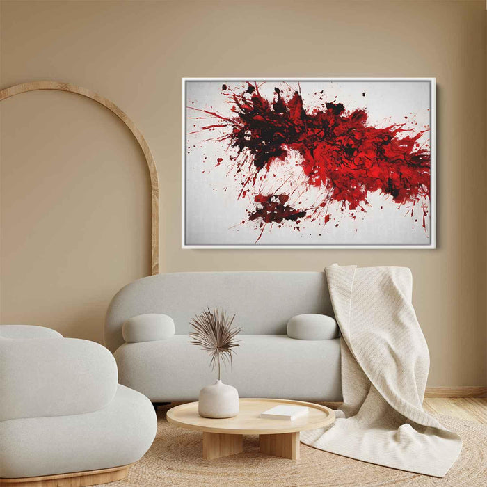 Red Abstract Splatter #139 - Kanvah