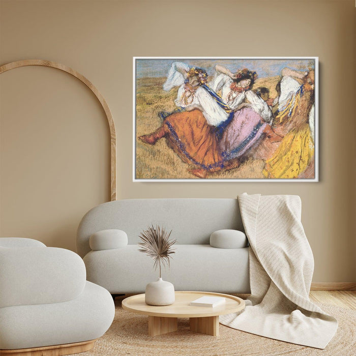 Ukrainian Dancers by Edgar Degas - Canvas Artwork