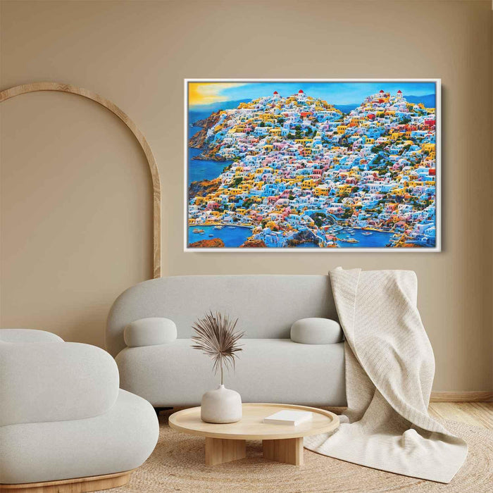 Abstract Santorini #137 - Kanvah