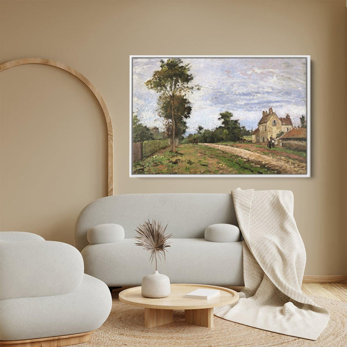 The House of Monsieur Musy, Louveciennes by Camille Pissarro - Canvas Artwork