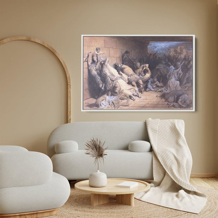 The Martyrdom of the Holy Innocents by Gustave Dore - Canvas Artwork