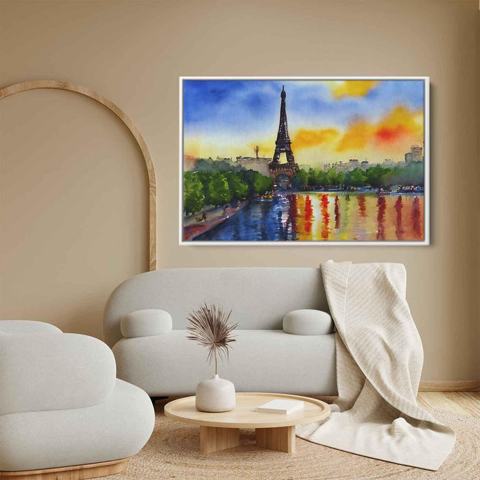 Watercolor Eiffel Tower #104 - Kanvah