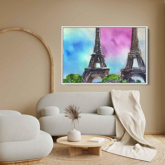 Watercolor Eiffel Tower #116 - Kanvah