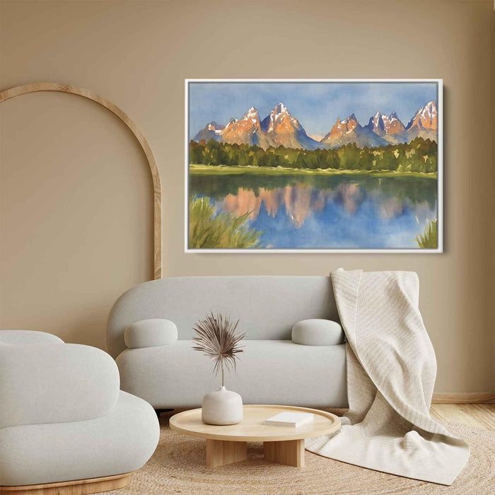 Watercolor Grand Tetons #116 - Kanvah