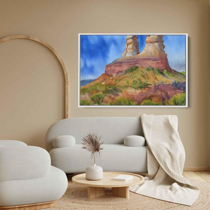 Watercolor Hoodoo formations #104 - Kanvah