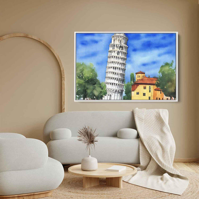Watercolor Leaning Tower of Pisa #120 - Kanvah