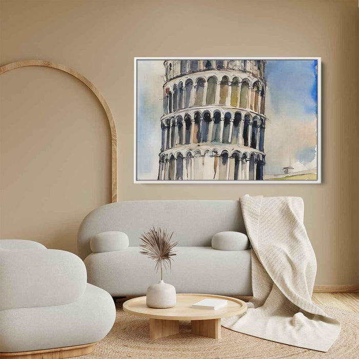 Watercolor Leaning Tower of Pisa #129 - Kanvah