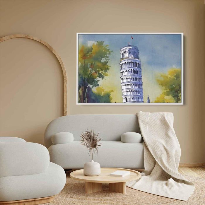 Watercolor Leaning Tower of Pisa #137 - Kanvah