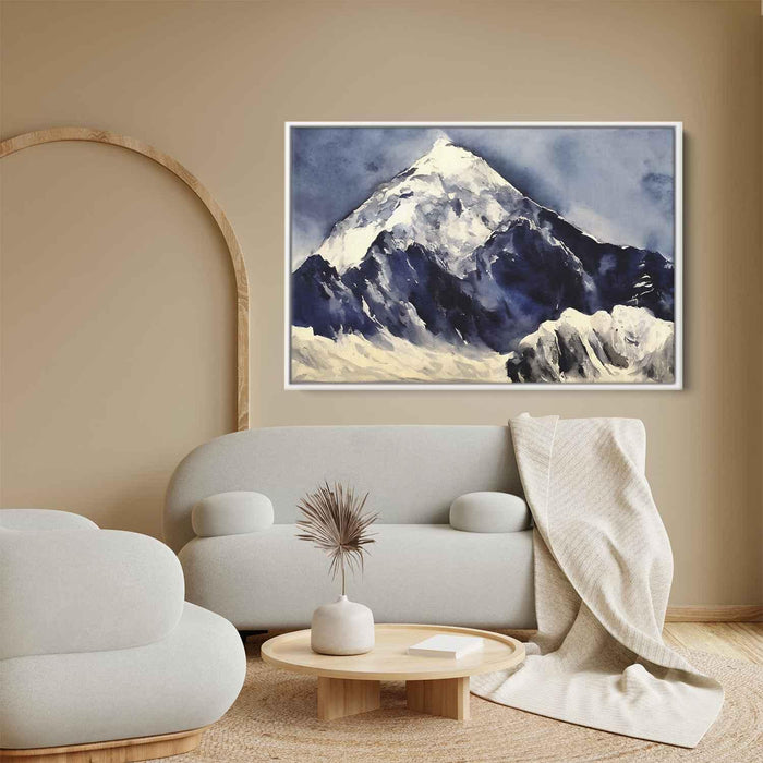 Watercolor Mount Everest #104 - Kanvah