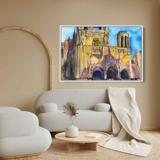 Watercolor Notre Dame Cathedral #104 - Kanvah