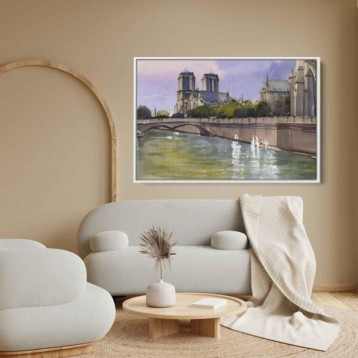 Watercolor Notre Dame Cathedral #109 - Kanvah