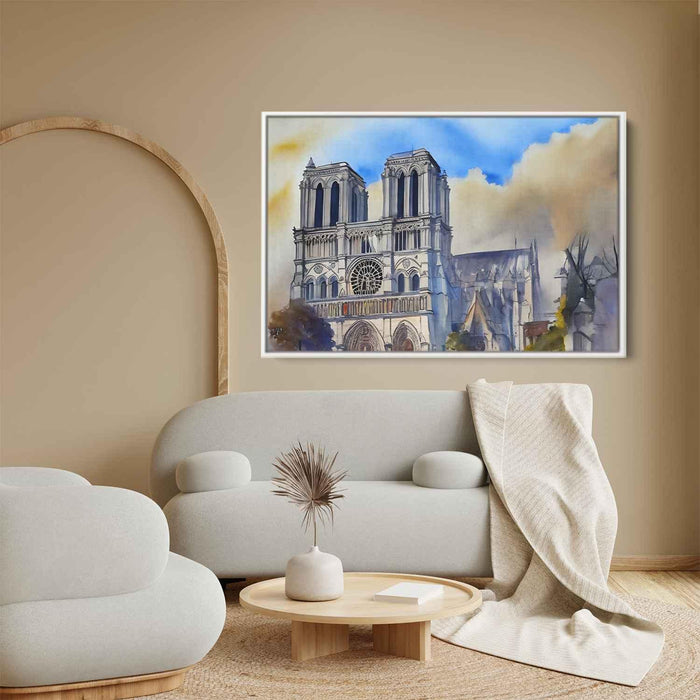 Watercolor Notre Dame Cathedral #120 - Kanvah