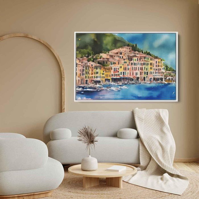 Watercolor Portofino Streets #129 - Kanvah