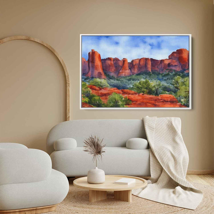 Watercolor Sedona Red Rocks #125 - Kanvah