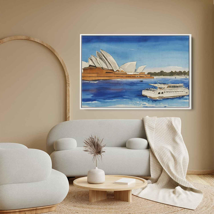 Watercolor Sydney Opera House #129 - Kanvah