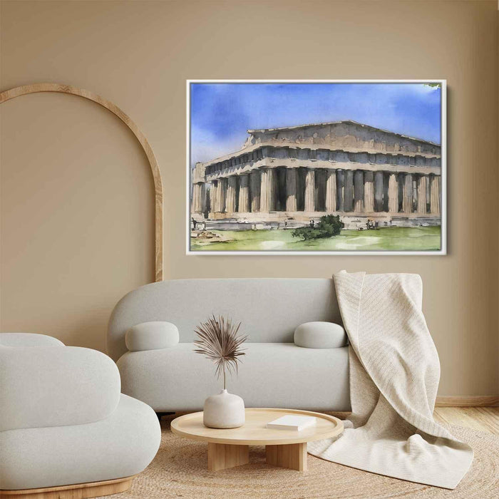 Watercolor Parthenon #104 - Kanvah