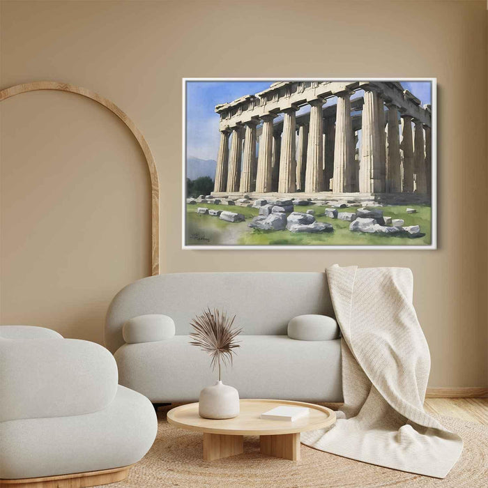 Watercolor Parthenon #116 - Kanvah