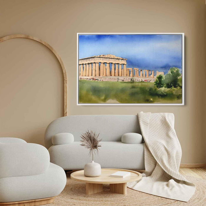 Watercolor Parthenon #119 - Kanvah