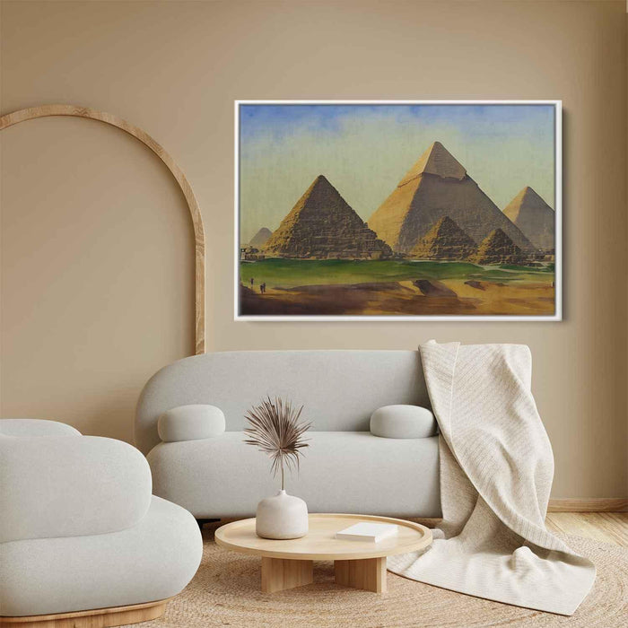 Watercolor Pyramids of Giza #109 - Kanvah